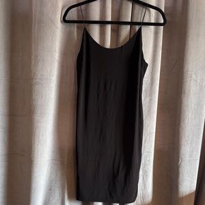 Revamped Classic Black Backless Dress